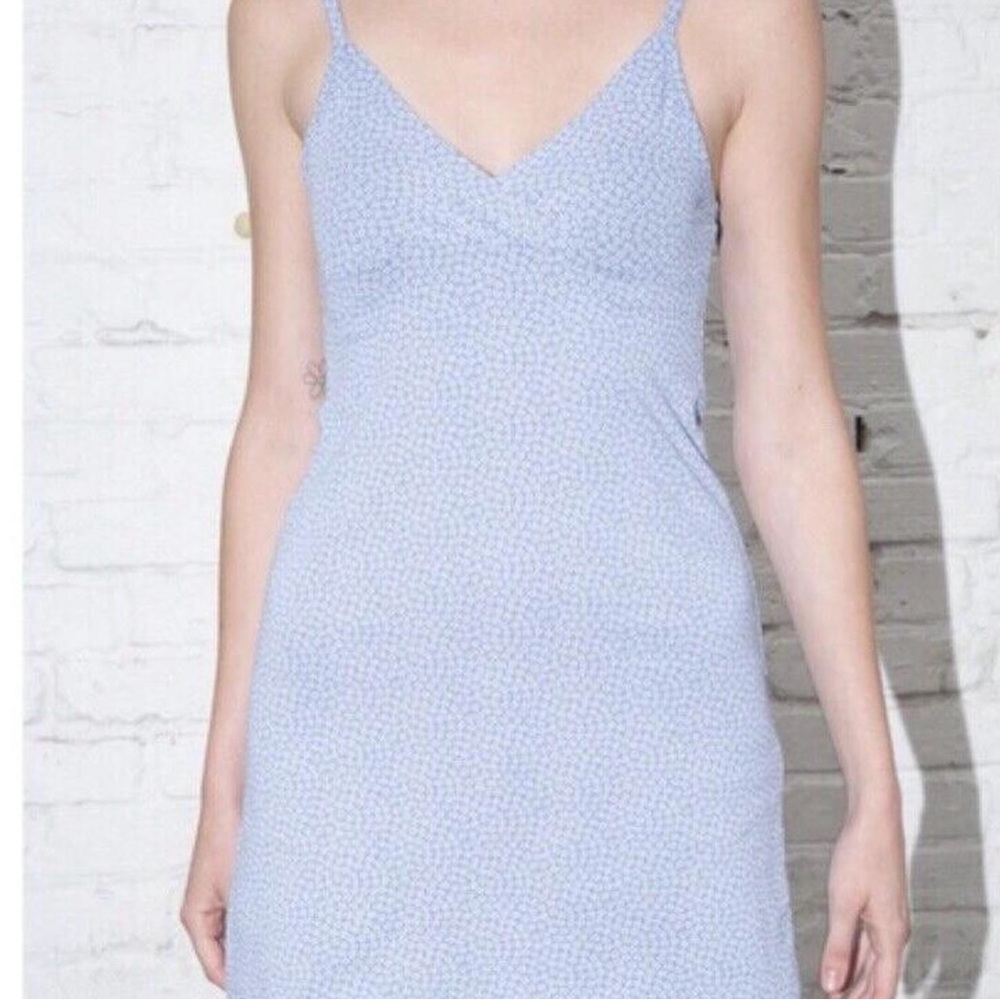 Light Blue Spaghetti Strap Dress